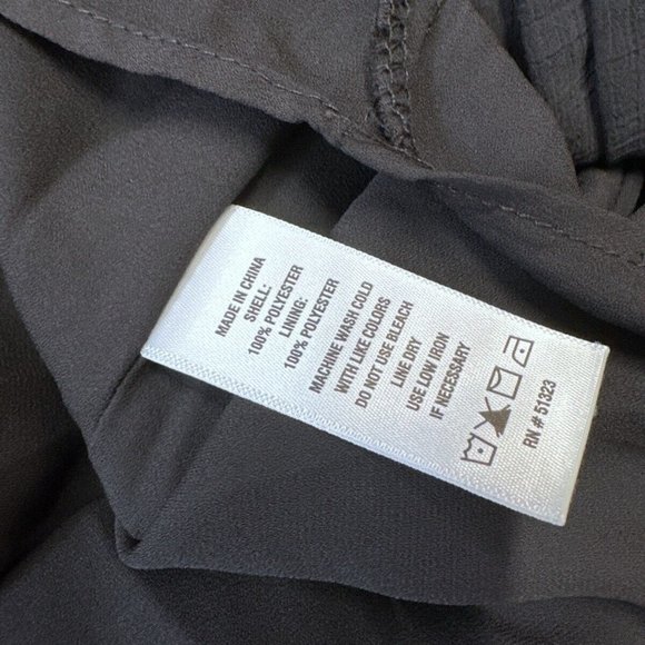 CeCe Women's Clip Dot Ruffle Long Sleeve Shift Dress Rich Black Size S - Picture 6 of 6